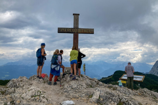 Gipfelkreuz des Salzburger Hochthrons