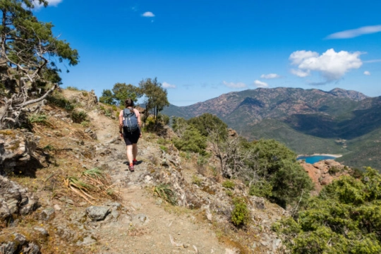 Wanderweg auf den Monte Senino auf Korsika
