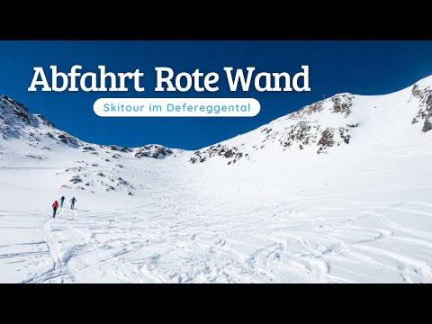 Skitour: Abfahrt von der Roten Wand im Defereggental in Osttirol