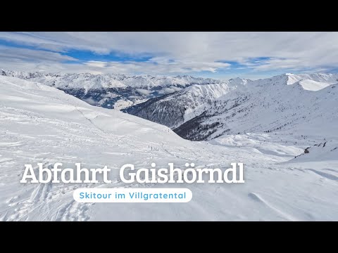 Skitour: Abfahrt vom Gaishörndl in Osttirol