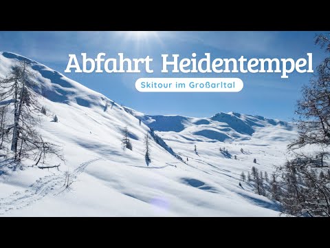 Skitour: Abfahrt Heidentempel