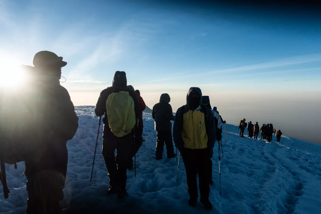 Nach gut 15 Minuten machten wir uns schon wieder auf den Weg hinunter