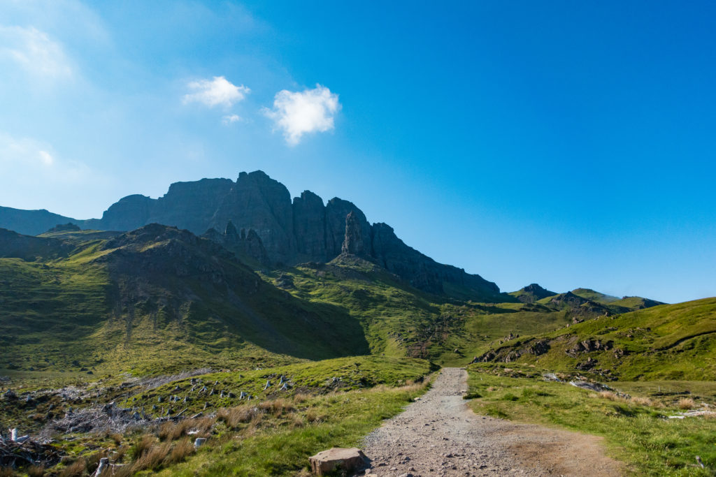 Weg zum Old Man of Storr