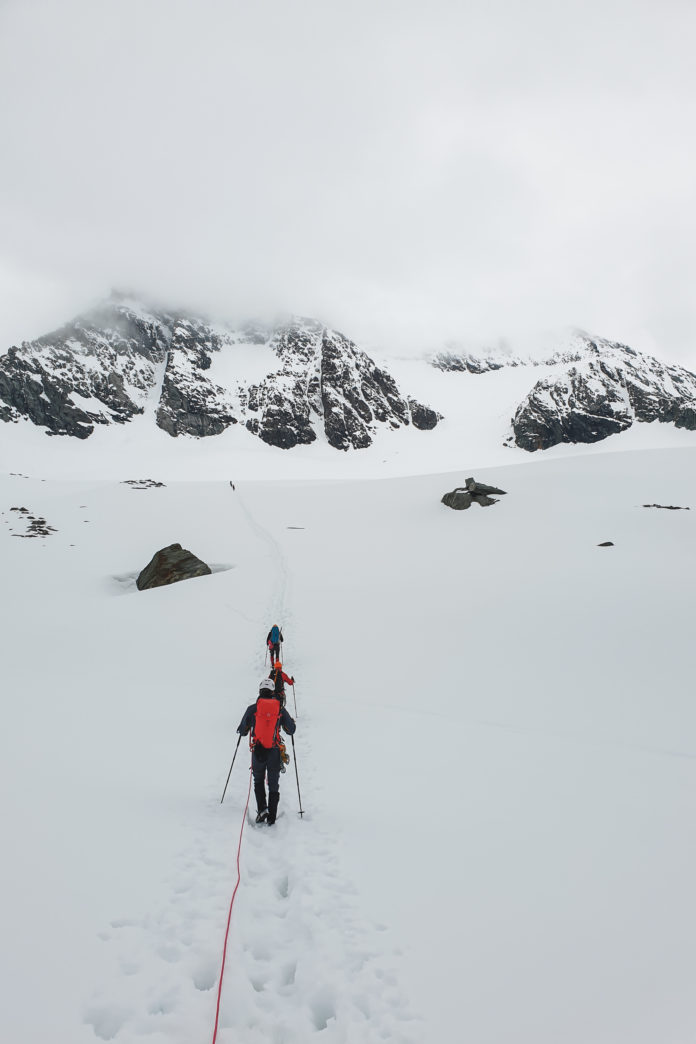 Zustieg zur Erzherzog-Johann-Hütte über den Gletscher