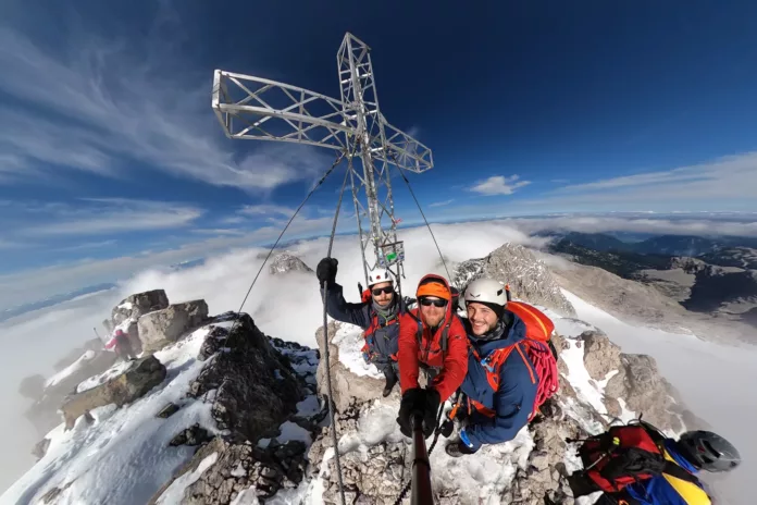 Gipfelselfie am Dachstein