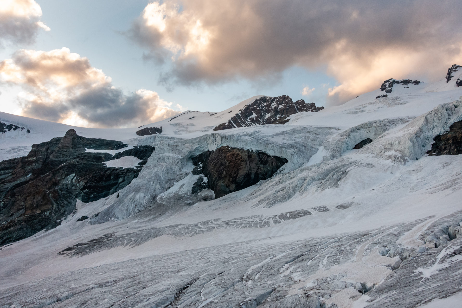 Gletscher im Monte-Rosa-Massiv