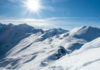 Blick bei einer Skitour vom Gipfel des Mureck im Großarltal zum Schöderhorn
