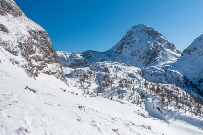 Kleine Reibn Das Gelände bei der Skitour Kleine Reibn