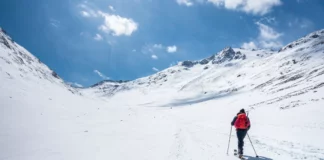 Skitourengeher im Niedertal
