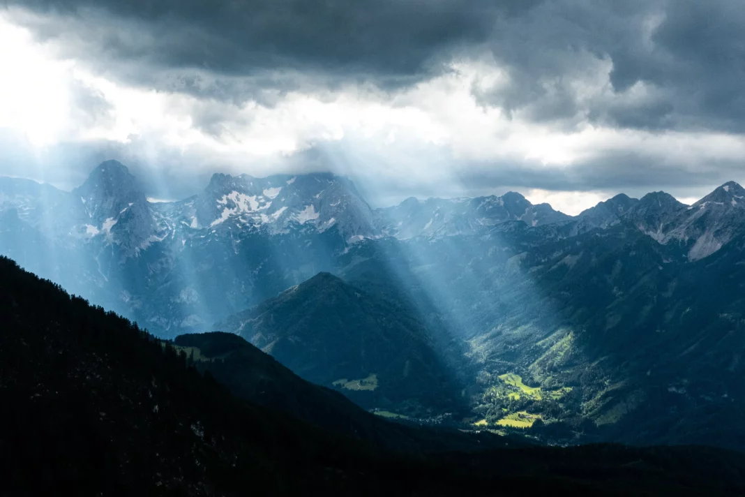 Blick zum Großen Priel von der Zellerhütte