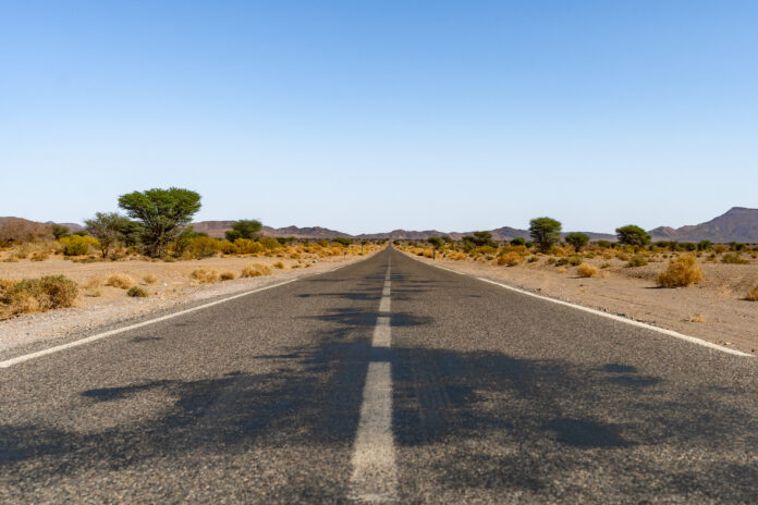 Die Straße in die Wüste