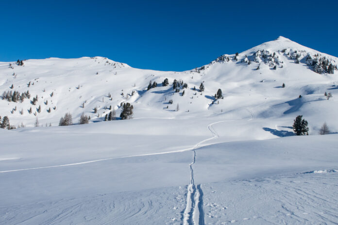Aufstiegsspur auf den Loosbühel