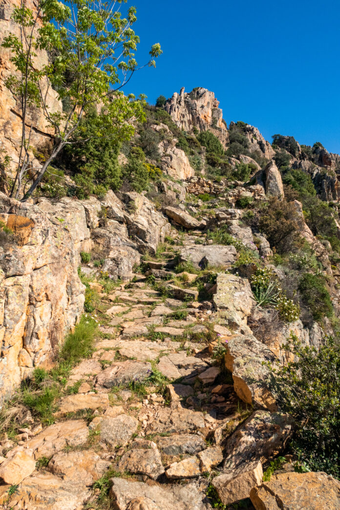 Der gut angelegte Weg durch die Calanche