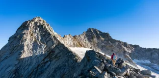 Detmolder Grat auf die Hochalmspitze