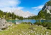 Top 10: Wanderungen am Wasser mit Bademöglichkeit Seebensee mit der Zugspitze im Hintergrund