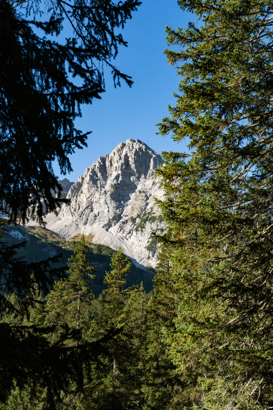 Blick zum Vorderen Tajakopf