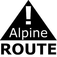 Markierung: Alpine Route