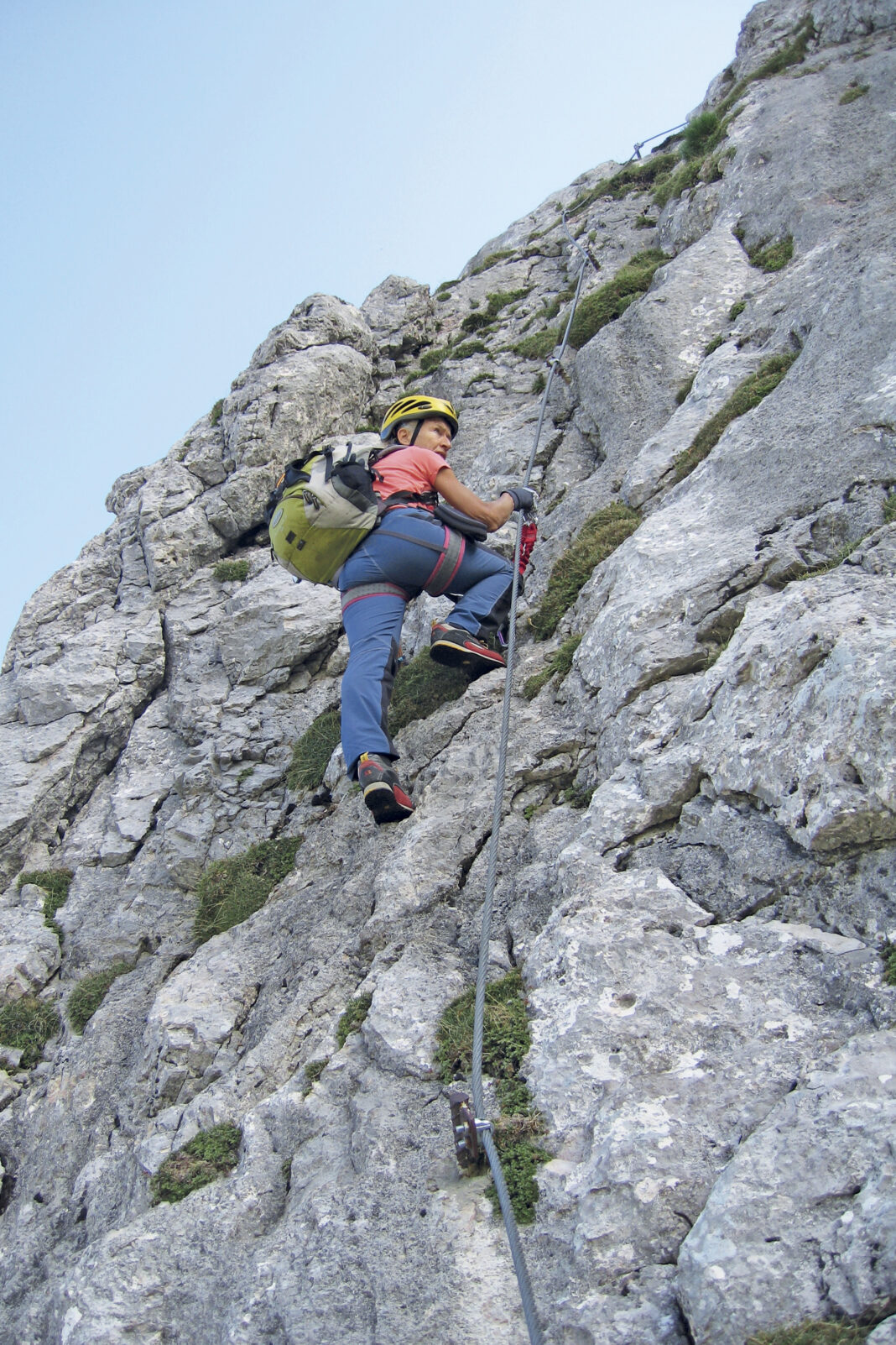 Unterwegs im  Däumelkogel-Klettersteig © Kurt Schall Verlag