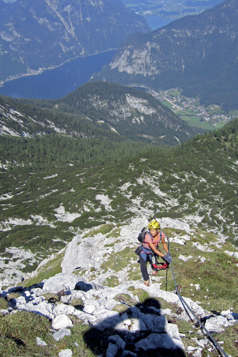 Der Klettersteig eignet sich super für Einsteiger © Kurt Schall Verlag