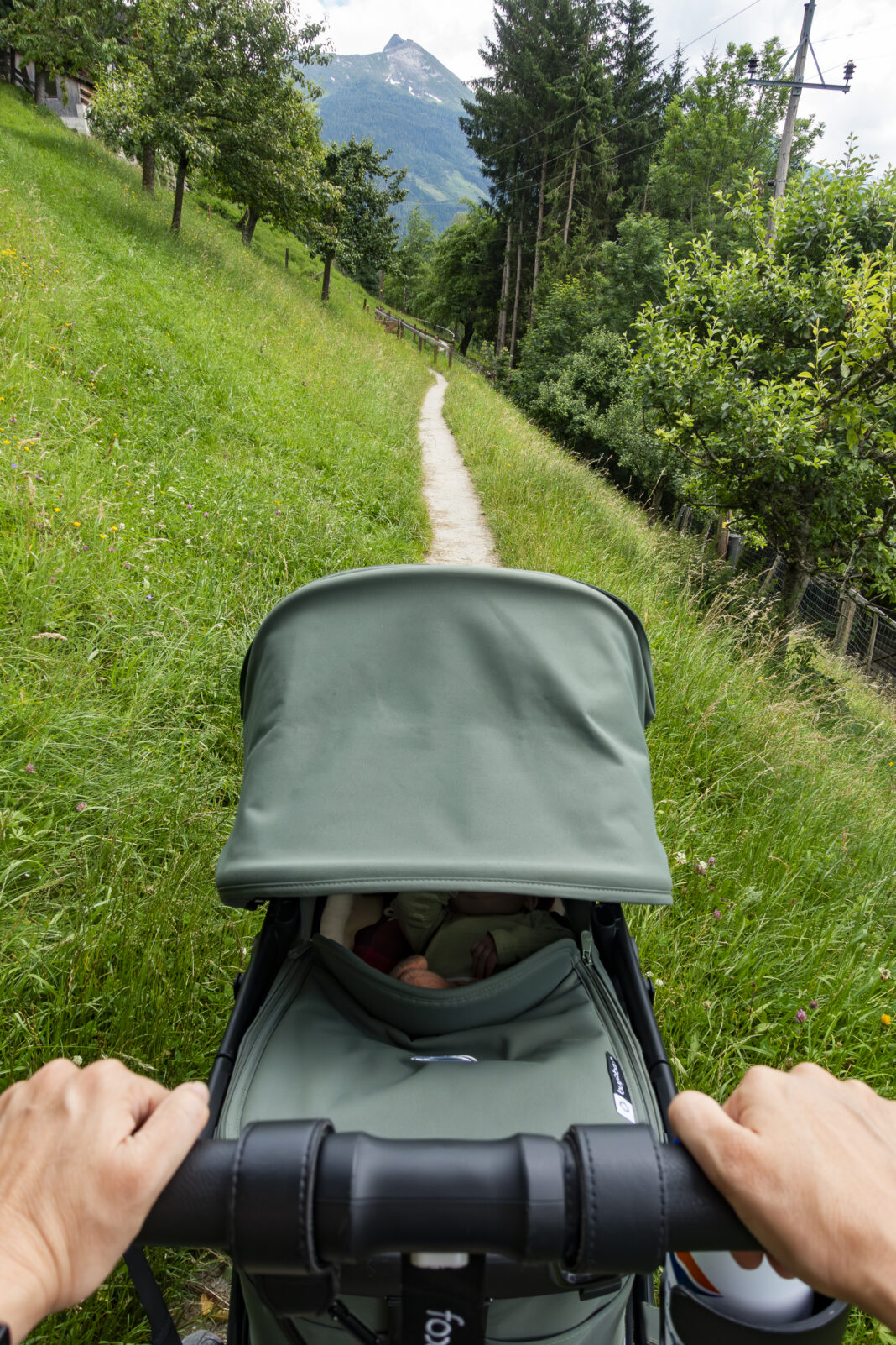 Die schmalste Stelle am Gasteiner Höhenweg