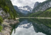 Der Vordere Gosausee mit dem Dachstein im Hintergrund