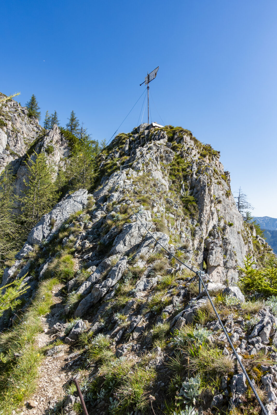 Die letzten Meter zum Fahnenköpfl