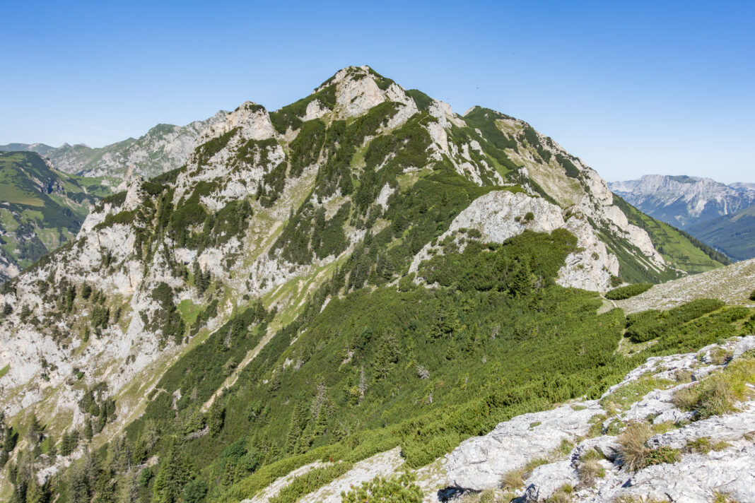 Blick nach vorne von der Vordernberger Mauer