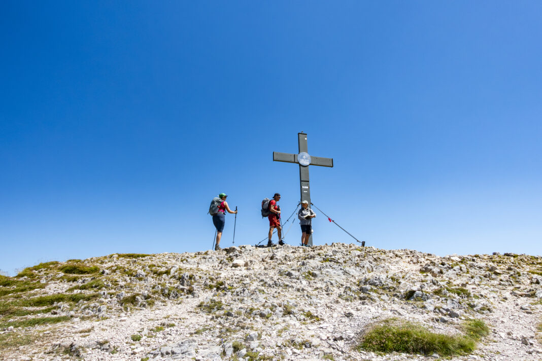 Das Gipfelkreuz des Eisenerzer Reichensteins