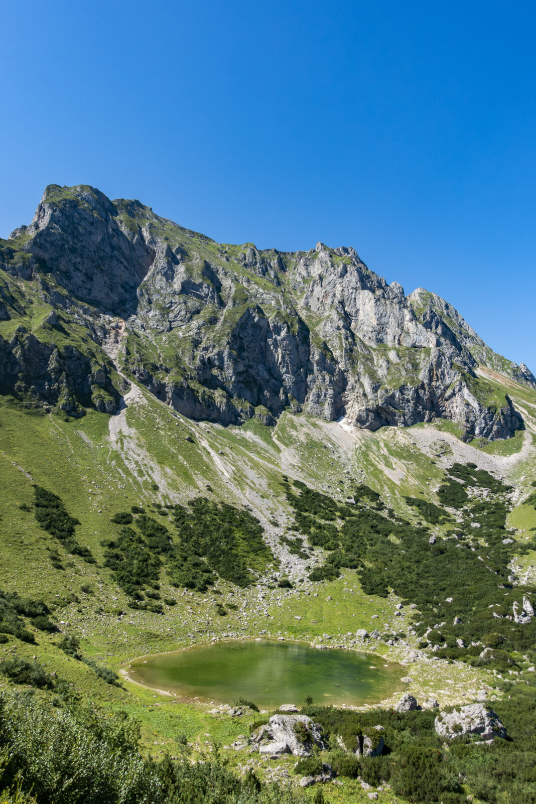 Der Krumpensee mit dem Reichenstein