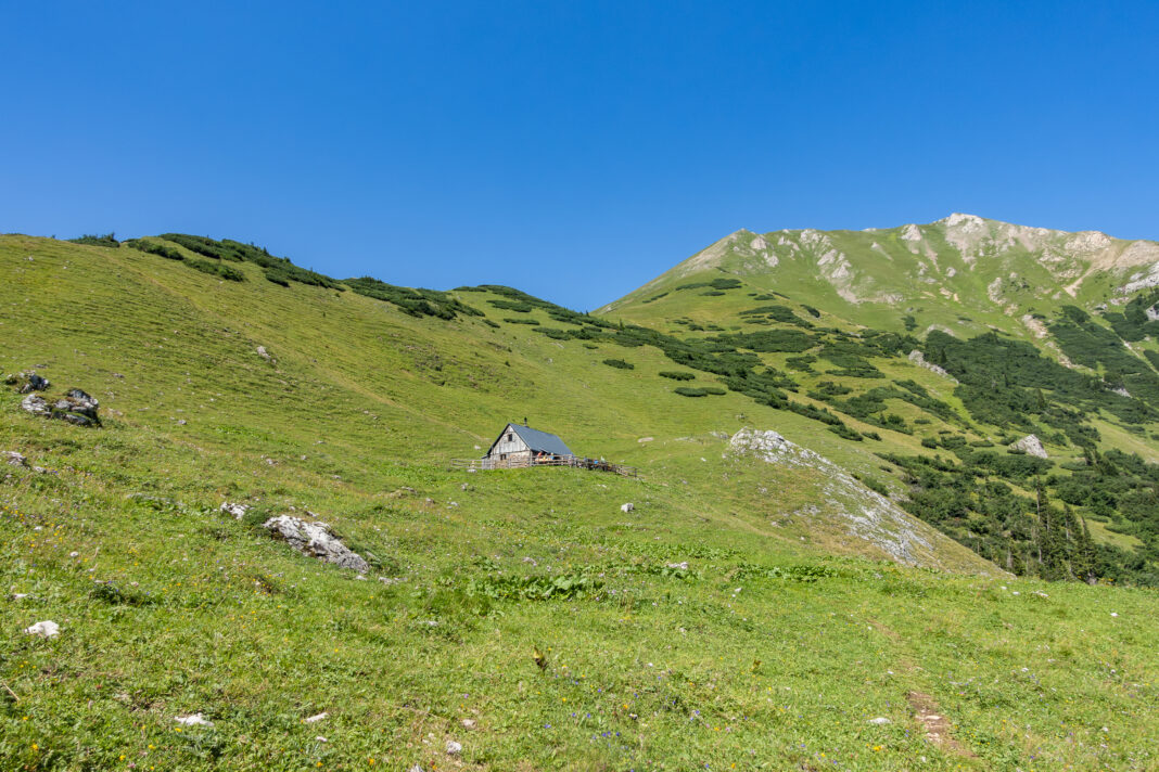 Die Krumpenalmhütte 