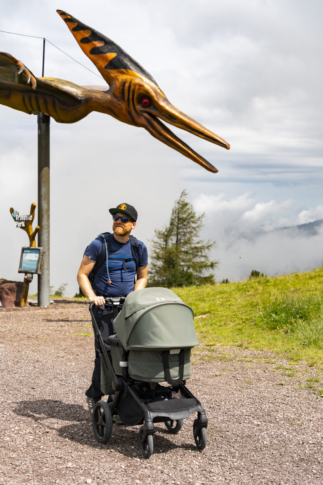 Überall findet man im Triassic Park Dinosaurier