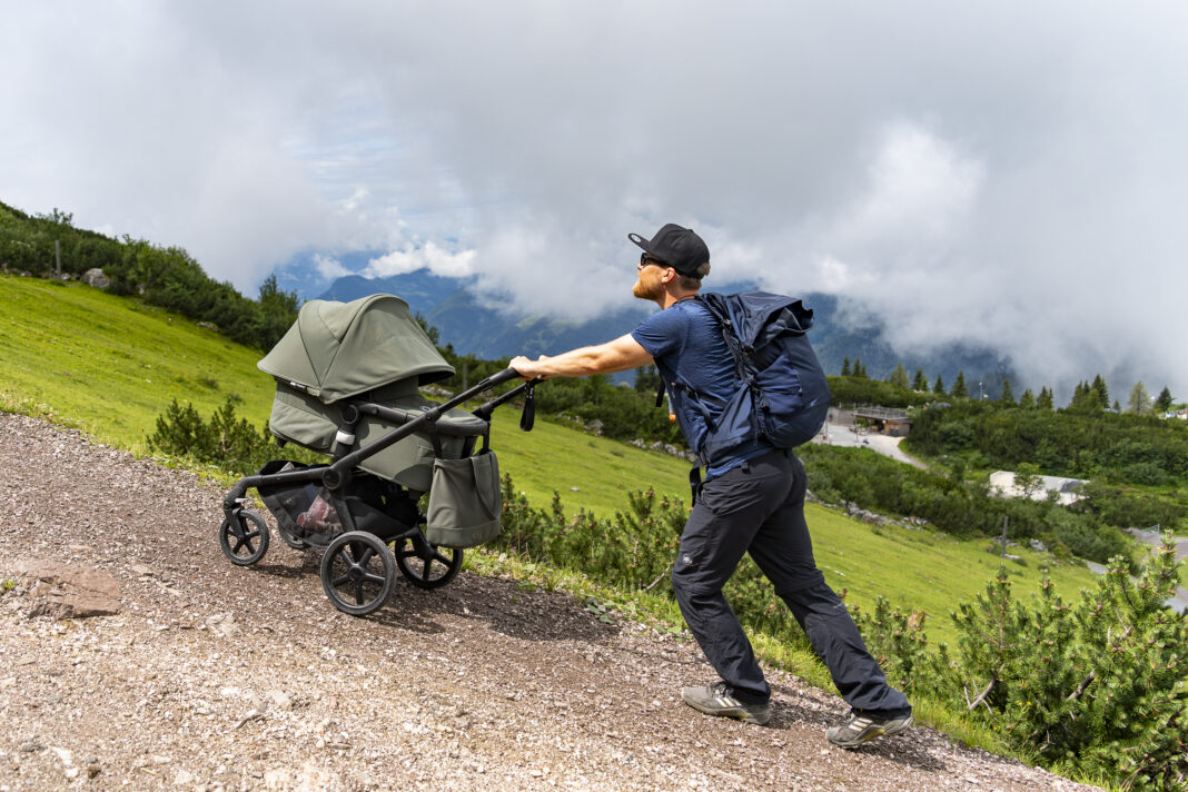 Steil aber mit Kinderwagen möglich: der Triassic Trail