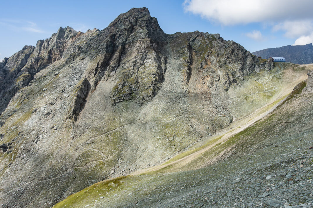 Die letzten Meter des Wanderwegs zur Stüdlhütte