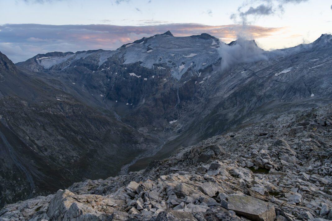 Der Ankogel nach Sonnenuntergang