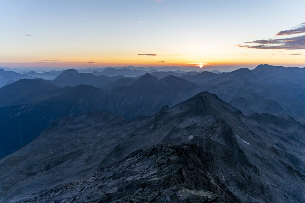 Sonnenaufgang am Keeskogel