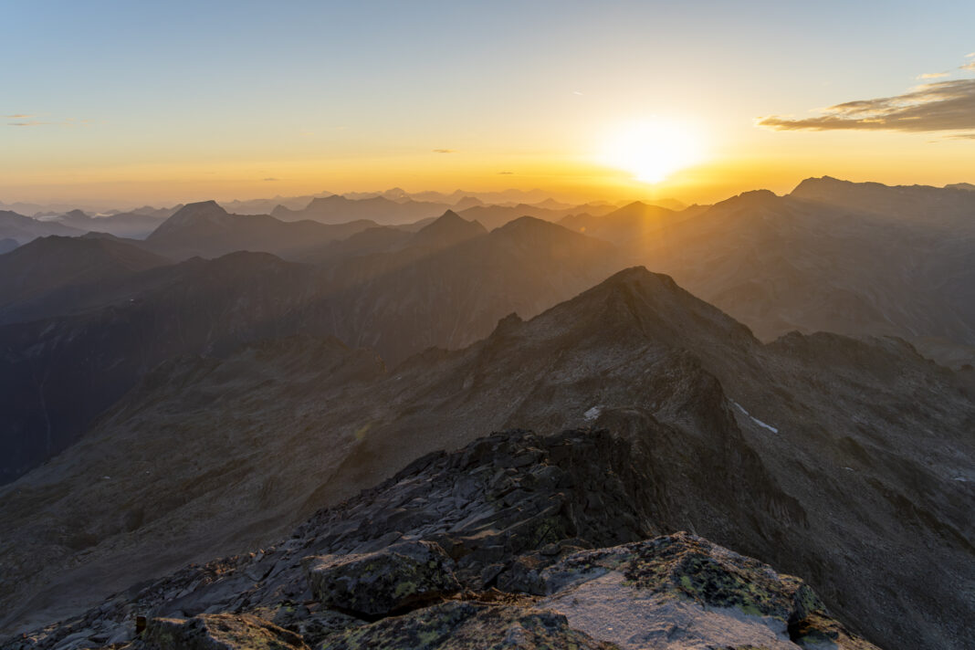 Sonnenaufgang am Keeskogel