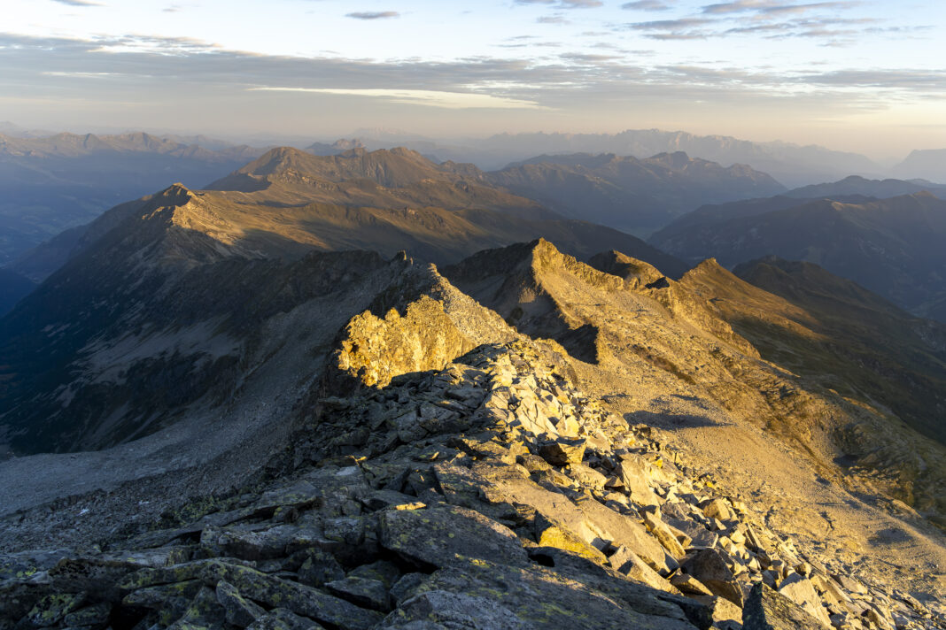 Blick zurück auf den Nordwestgrat