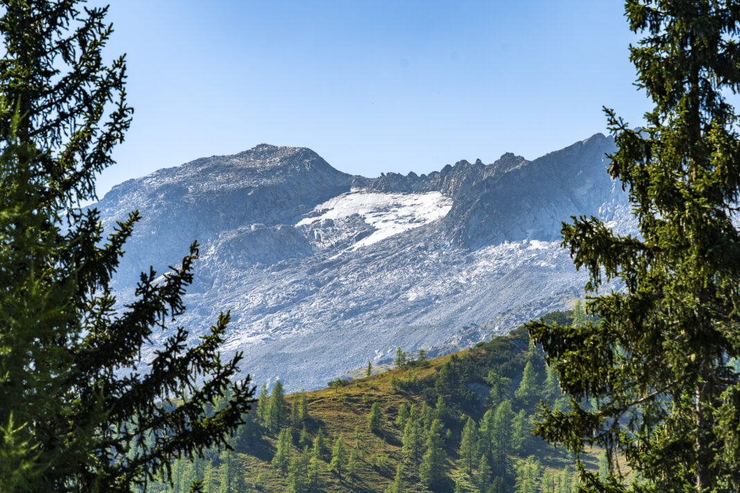 Was vom Gletscher des Keeskogels übrig geblieben ist