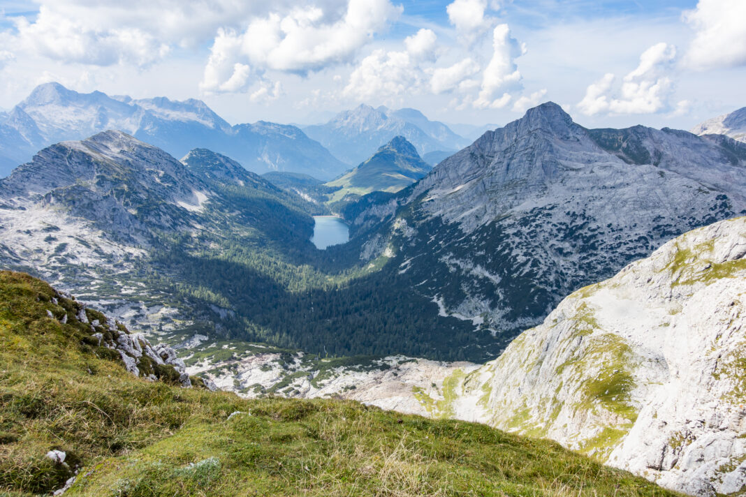 Blick vom Kleinen Hundstod zum Dießbachstausee