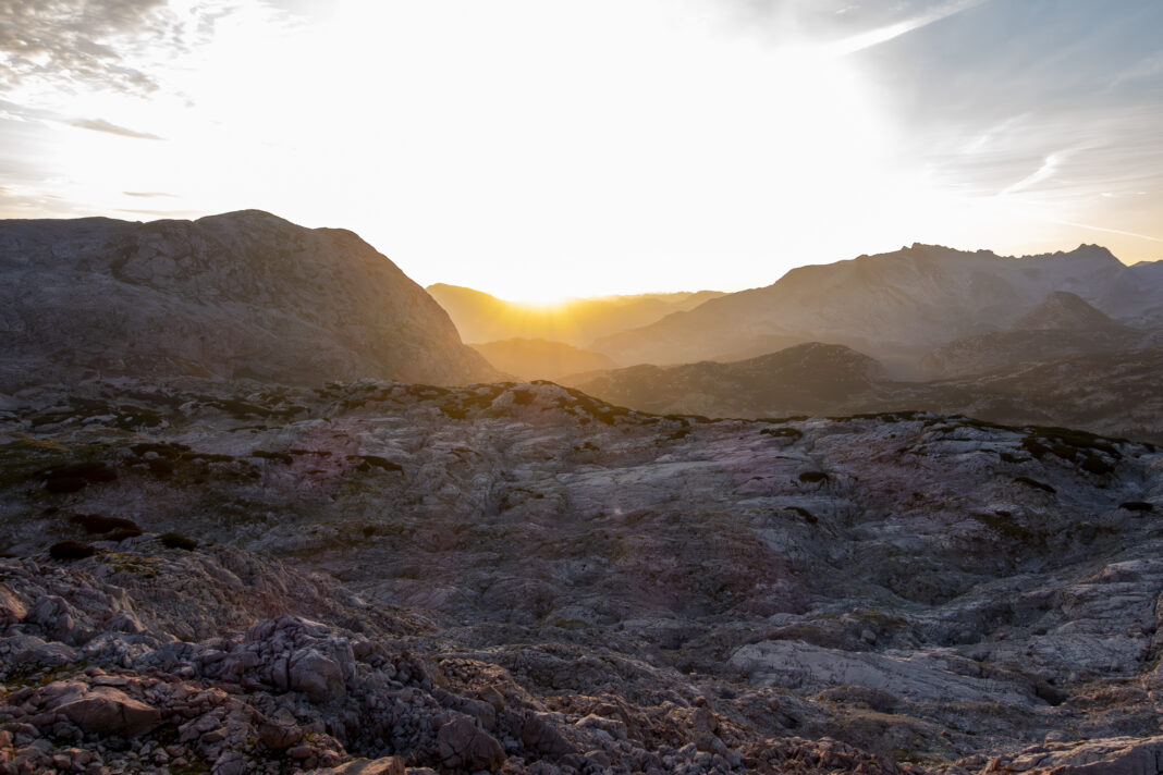 Sonnenaufgang beim Ingolstädter Haus