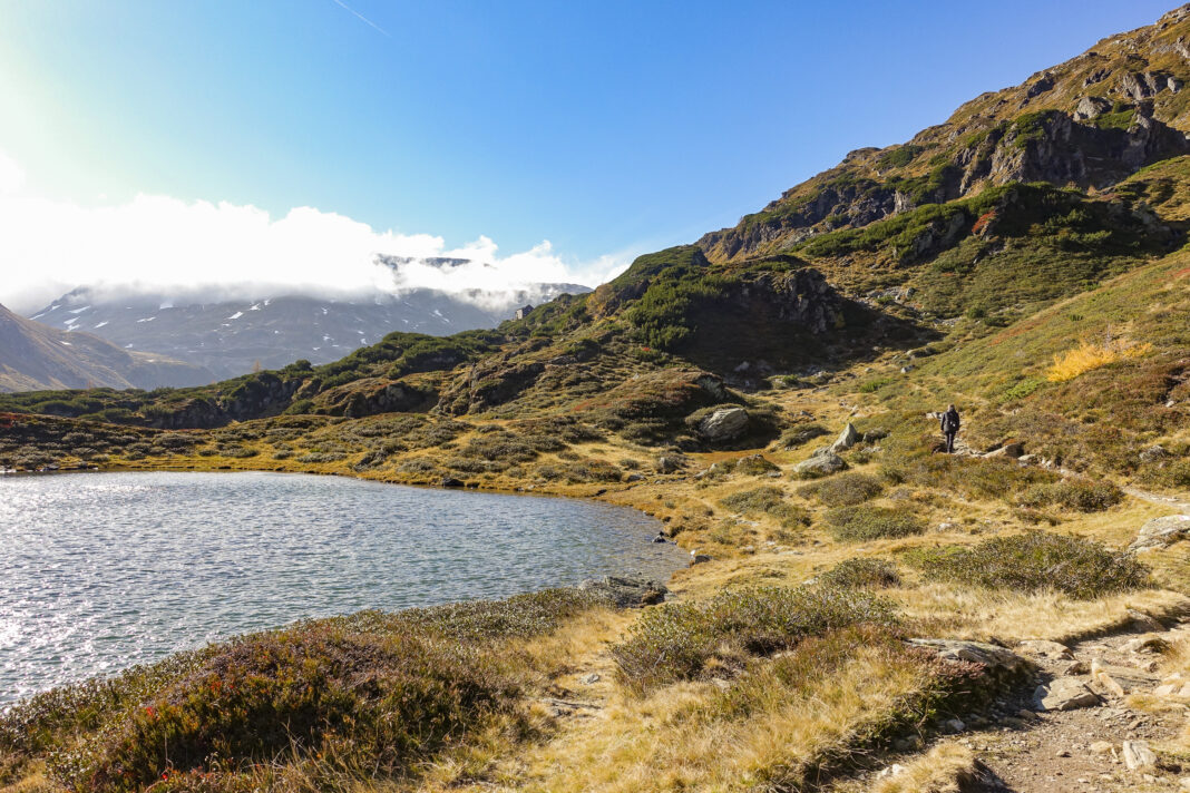 Der Wandersteig hoch zur Ignaz-Mattis-Hütte