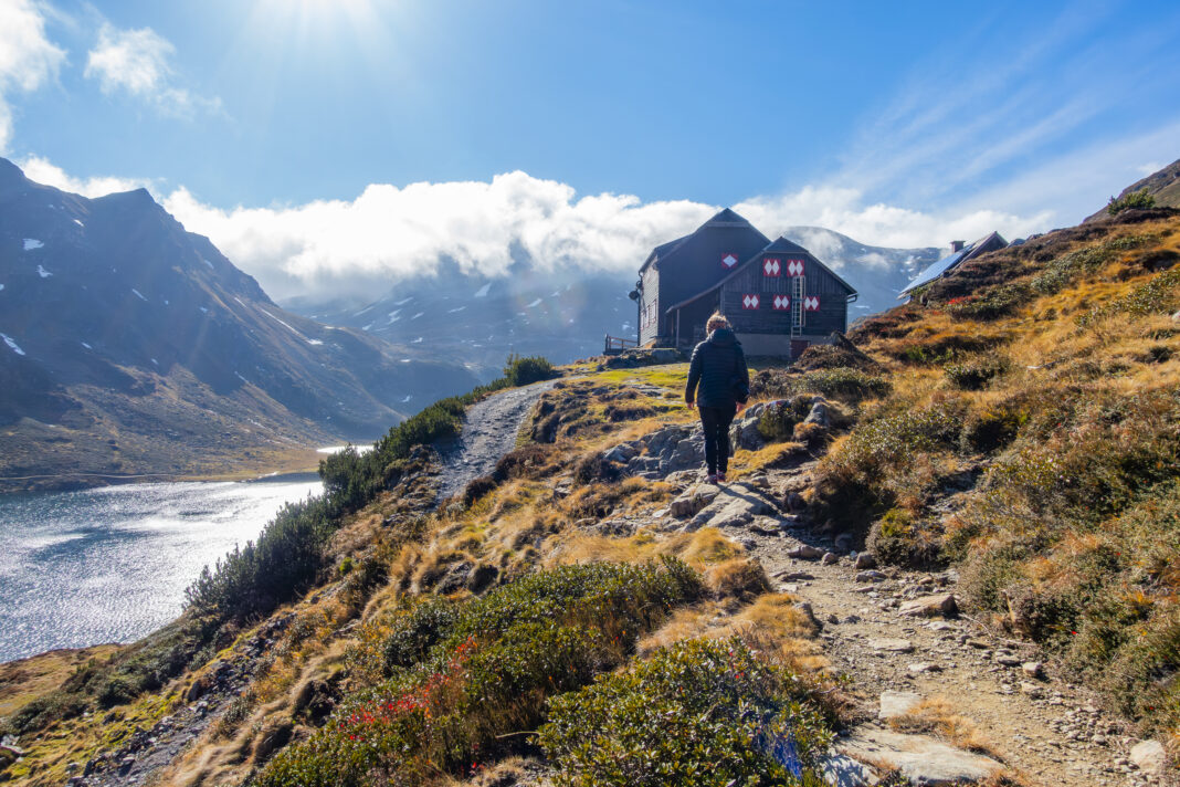 Die letzten Meter zur Ignaz-Mattis-Hütte