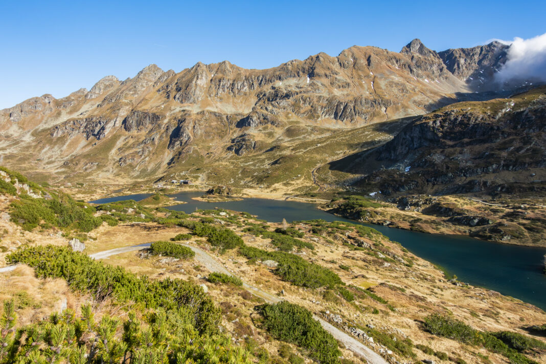 Blick von der Ignaz-Mattis-Hütte zum Nordende des Unteren Giglachsees