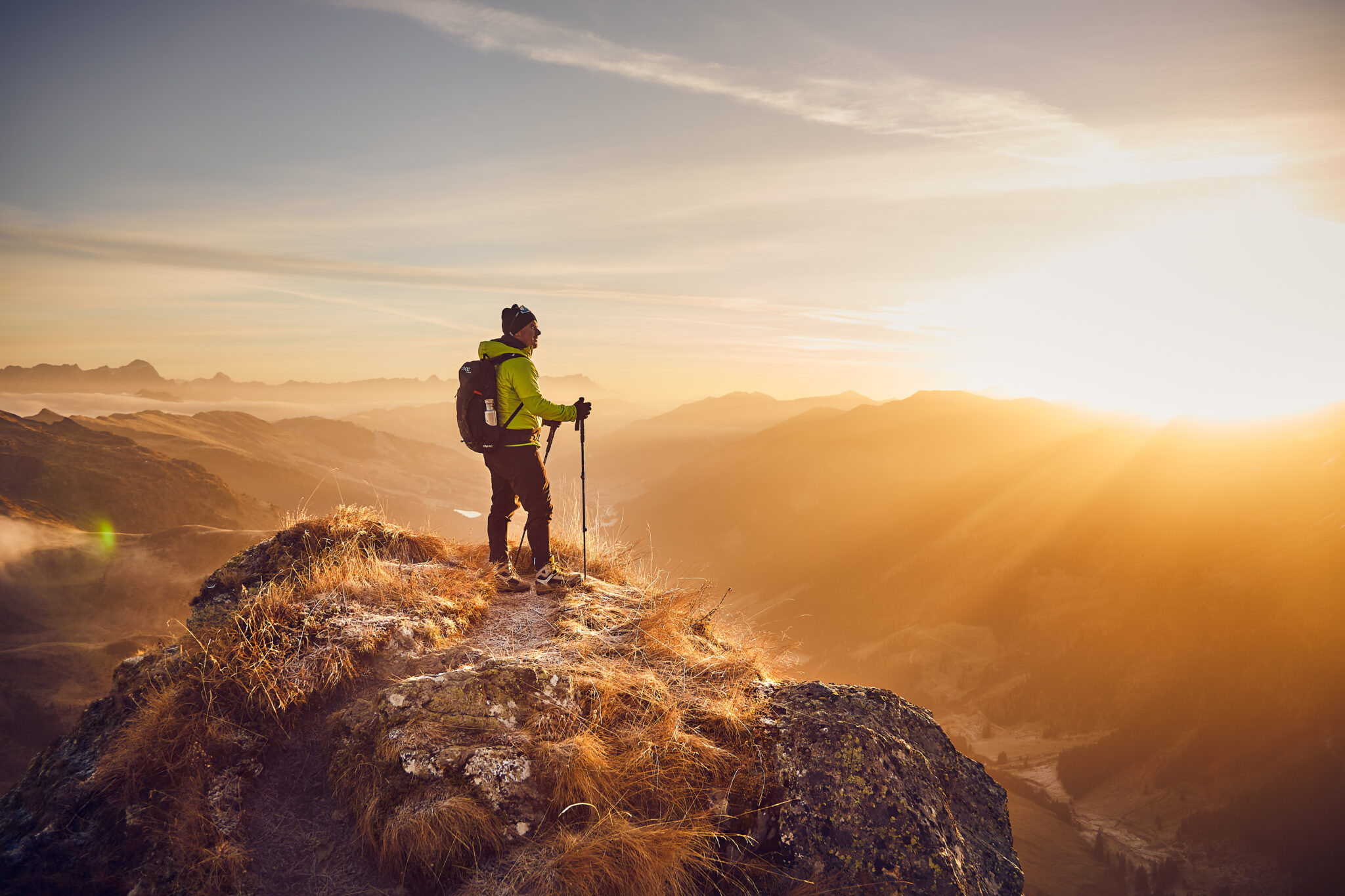 Wanderer am Hochkogel