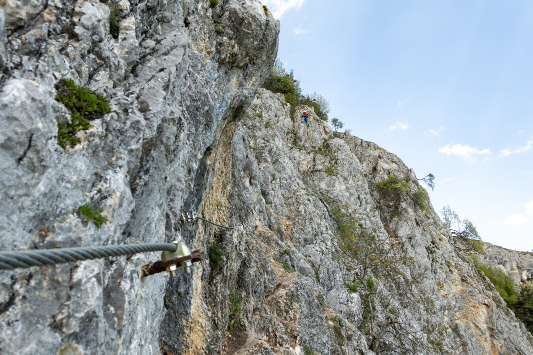 Die letzten Meter des Matthias Prinner Klettersteigs