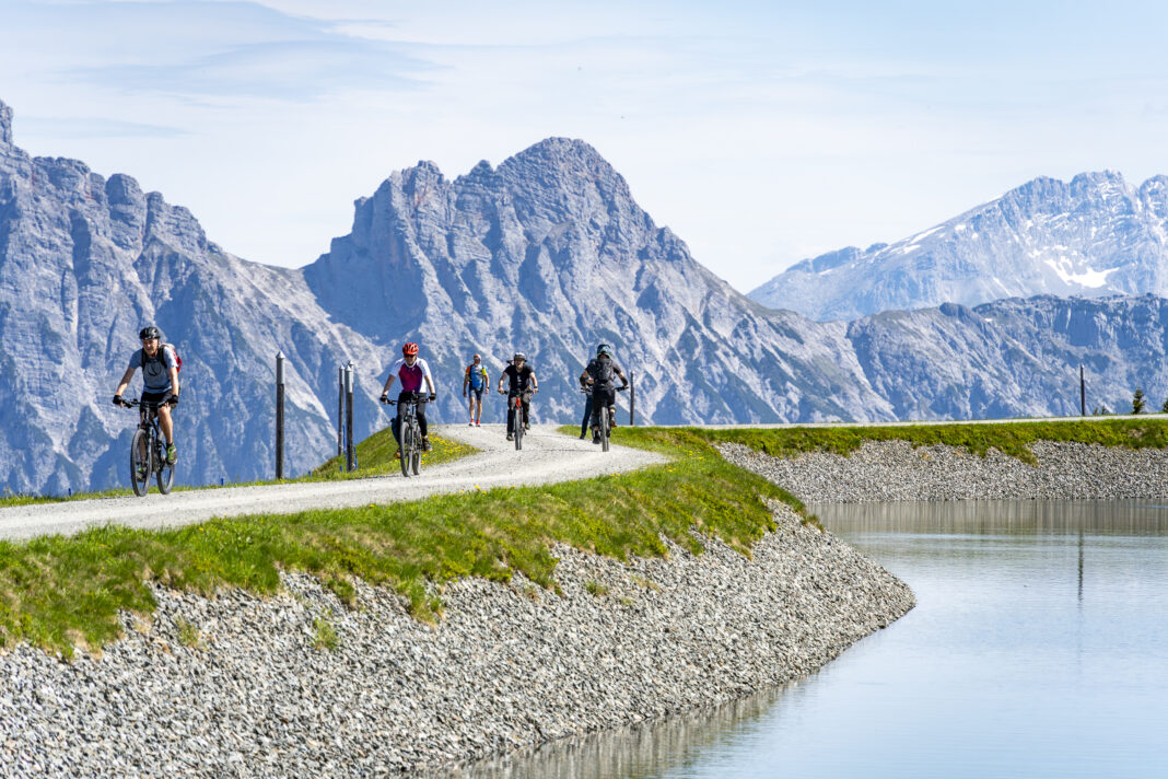 Der Asitz ist mit dem The Epic Bikepark auch ein beliebtes Ziel für Mountainbiker