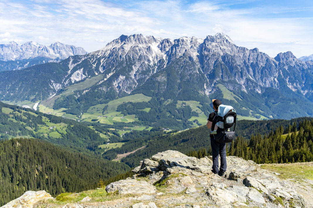 Die herrliche Aussicht am Gipfel des Großen Asitz