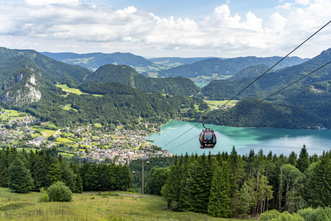 Wenn man möchte, geht's mit der Bahn ins Tal