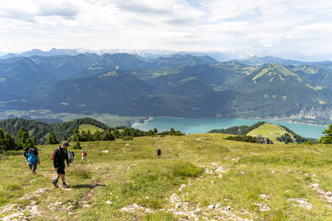 Blick zurück Richtung Schafbergalm