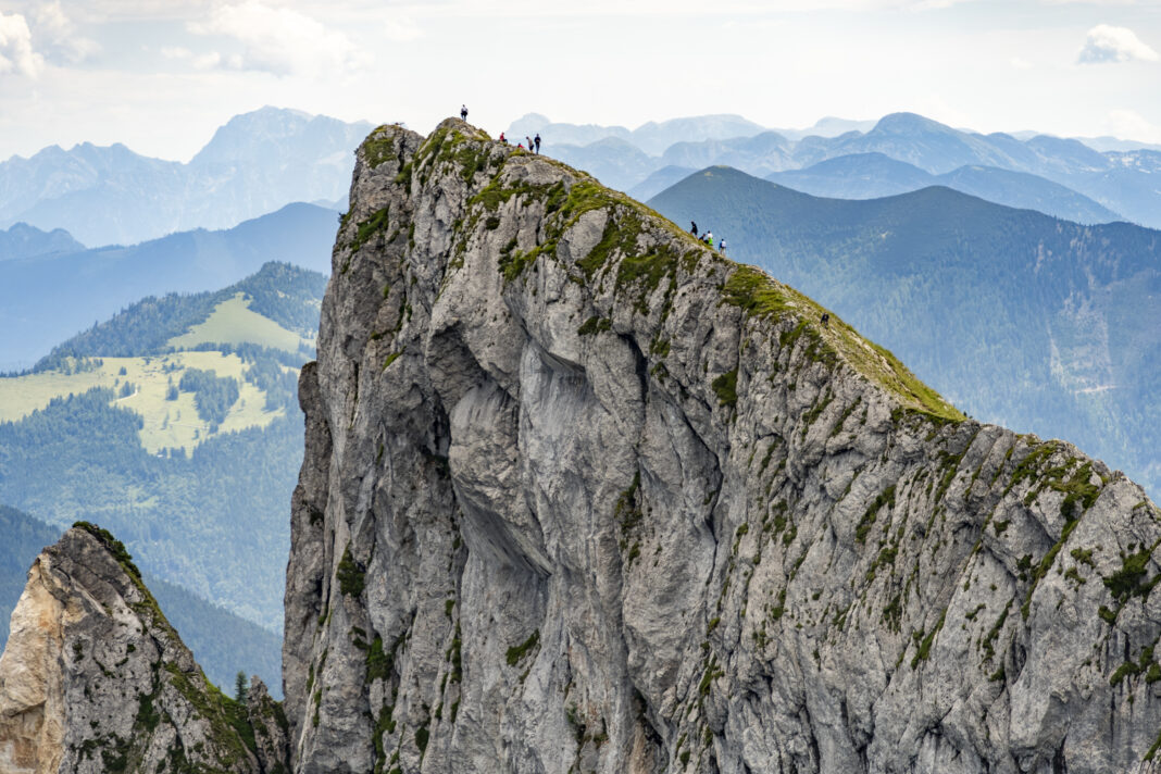 Schaut von dieser Seite wilder aus, als es von der anderen ist: der Gipfel der Spinnerin